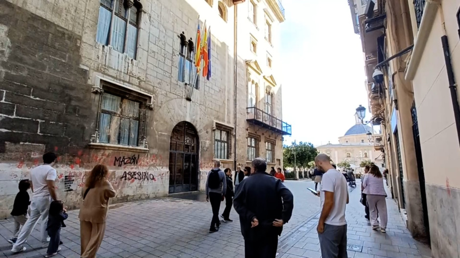 Las puertas del Palau de la Generalitat Valenciana