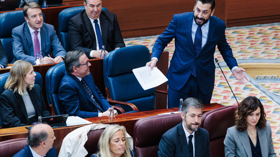 El portavoz del PP en la Asamblea de Madrid, Carlos Díaz-Pache