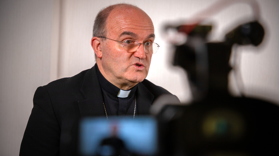 Monseñor Munilla durante su entrevista para El Debate