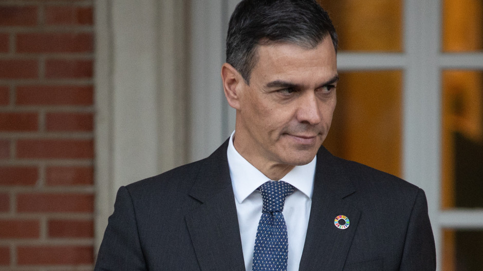 El presidente del Gobierno, Pedro Sánchez