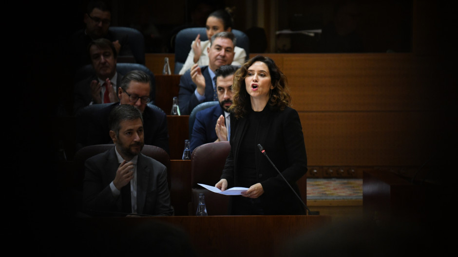 La presidenta de la Comunidad de Madrid, Isabel Díaz Ayuso