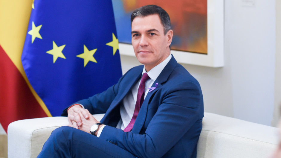 El presidente del Gobierno, Pedro Sánchez