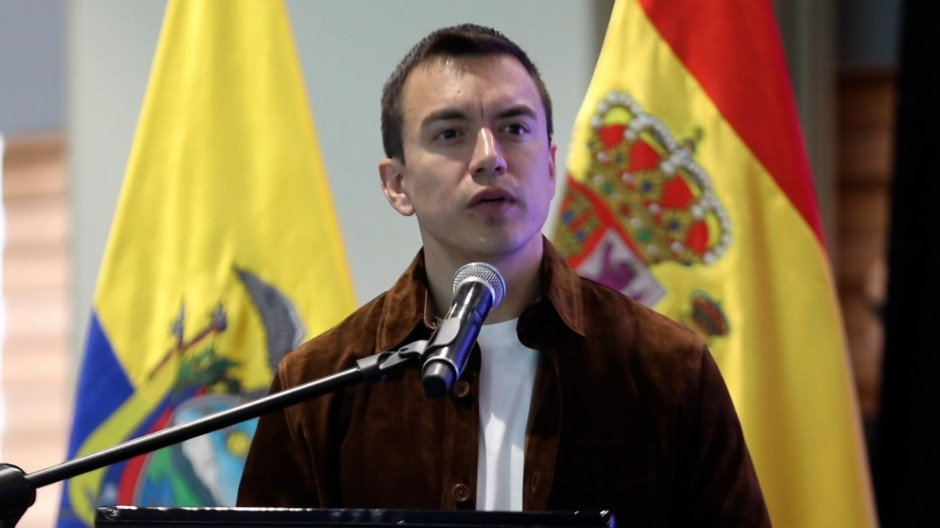 Daniel Noboa, presidente de Ecuador