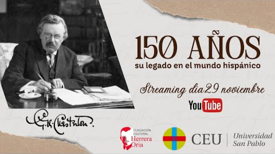 Jornada 150 años de CHESTERTON. Su legado en el mundo hispánico. Día 29 de Noviembre