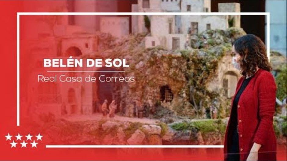 Ayuso inaugura el tradicional Belén de Sol