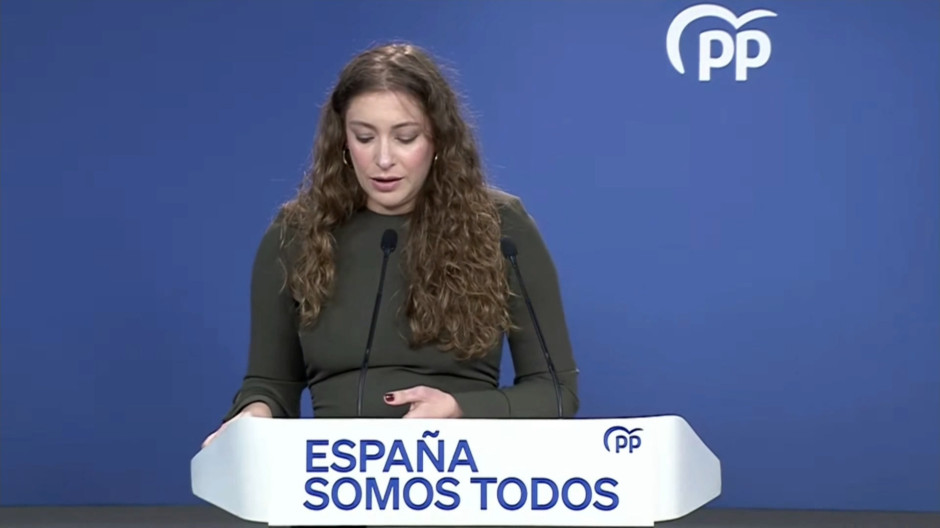 La vicesecretaria de Educación y Sanidad del PP, Ester Muñoz, defiende la labor de Carlos Mazón