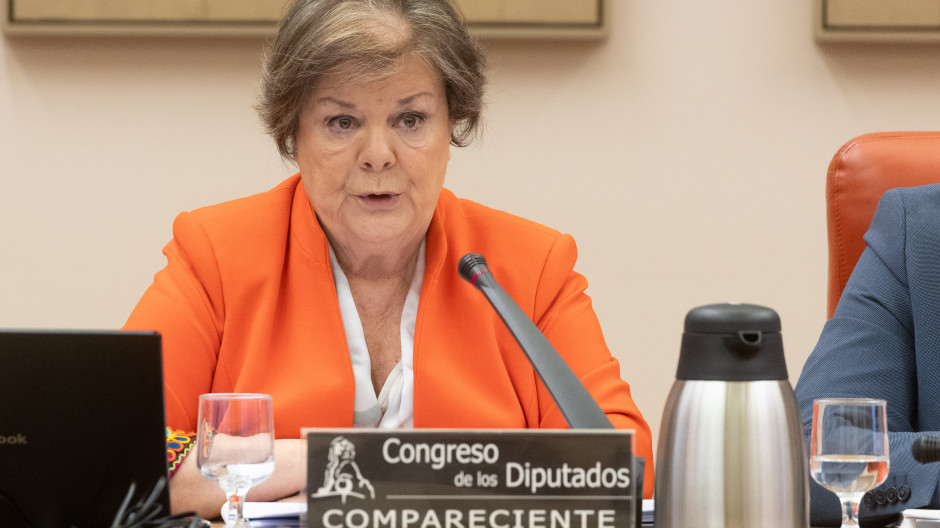 La presidenta del Tribunal de Cuentas, Enriqueta Chicano