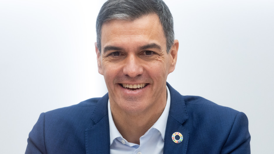 El presidente del Gobierno, Pedro Sánchez