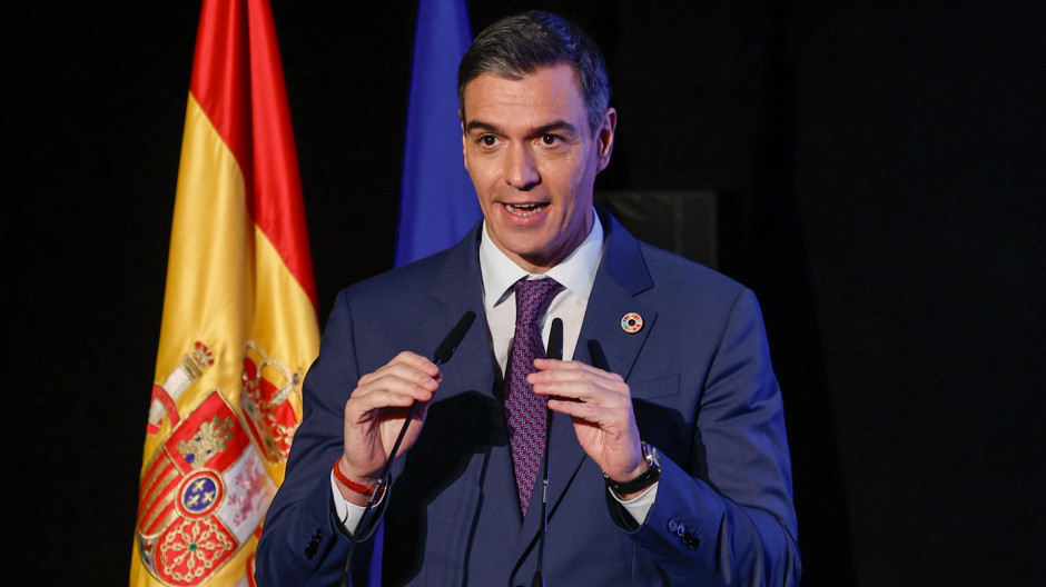 El presidente del Gobierno, Pedro Sánchez