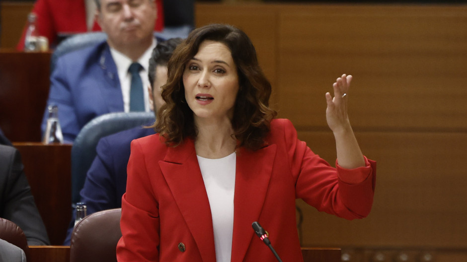 La presidenta de la Comunidad de Madrid, Isabel Díaz Ayuso