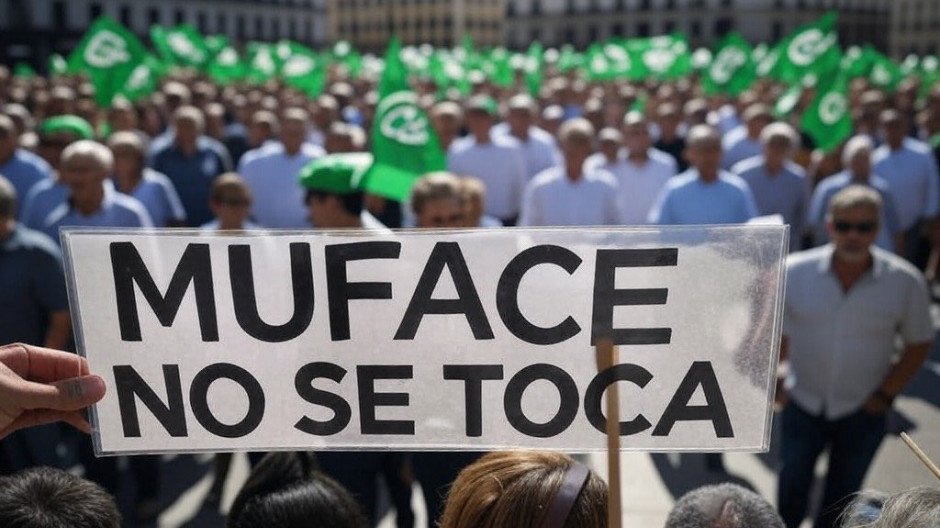 Manifestantes Muface