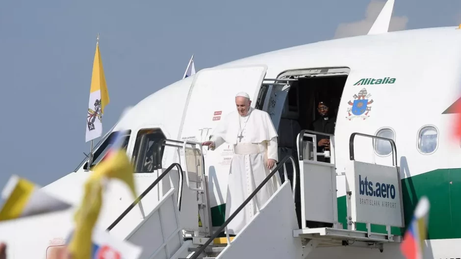 El Papa Francisco en uno de sus viajes apostólicos