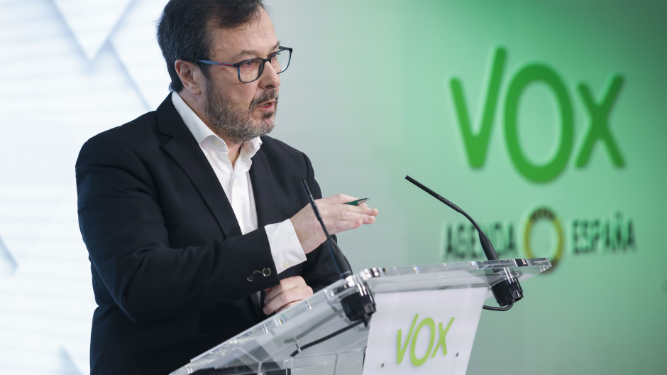 El portavoz de VOX, José Antonio Fúster