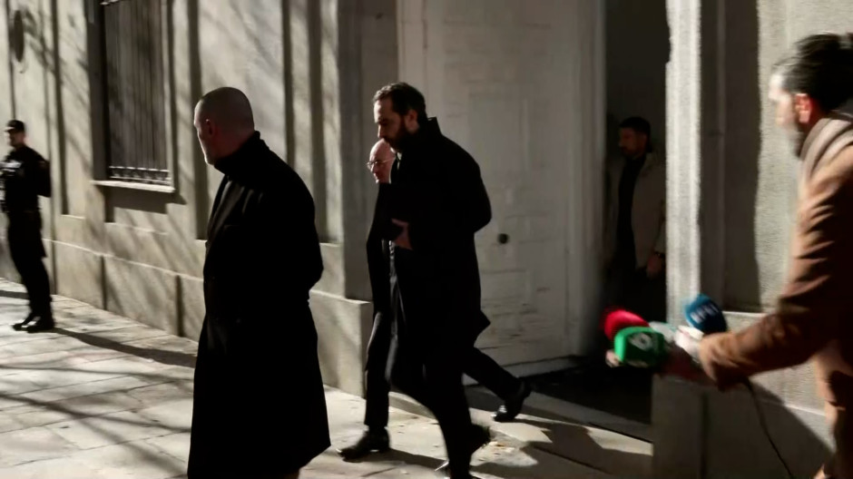 Víctor de Aldama saliendo del Tribunal Supremo tras su declaración