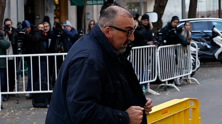 Koldo García, durante años asesor del exministro José Luis Ábalos, a su llegada al Tribunal Supremo para declarar