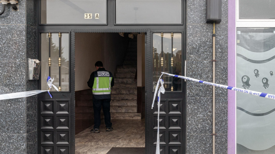 Edificio de Covas donde se ha producido el asesinato