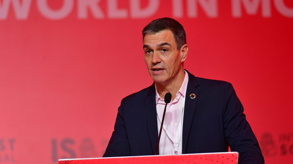 Pedro Sánchez, en la apertura del Consejo Mundial de la Internacional Socialista, en Rabat