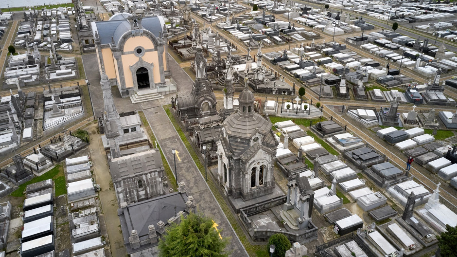 Cementerio de La Carriona, en Avilés