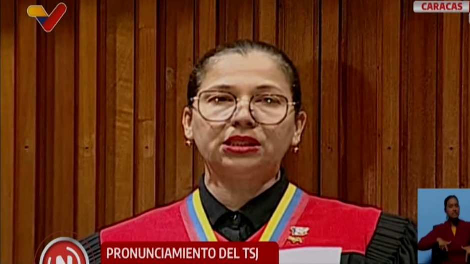 Presidenta de la Sala Constitucional del TSJ, Tania D´Amelio