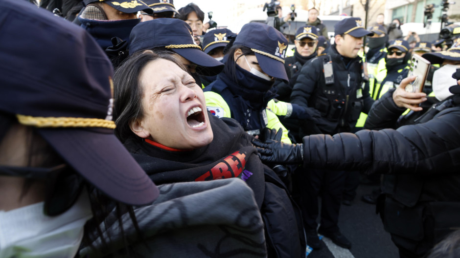 Manifestación en Seúl