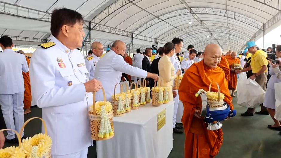 Ceremonia budista en Tailandia