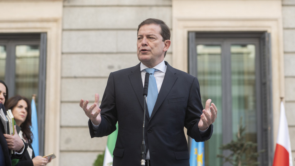 El presidente de Castilla y León, Alfonso Fernández Mañueco