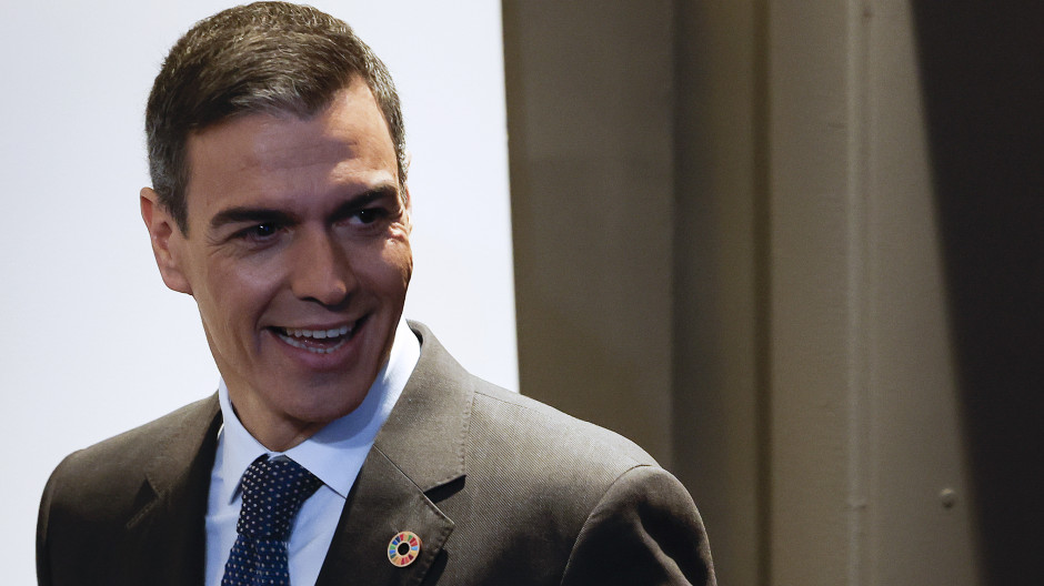 El presidente del Gobierno, Pedro Sánchez