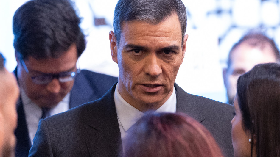 El presidente del Gobierno, Pedro Sánchez