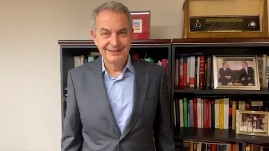 Zapatero, en el vídeo en el que apoya el canal de Pablo Iglesias