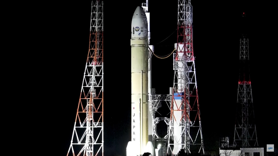 El cohete H3, encargado de transportar el satélite de posicionamiento "Michibiki"