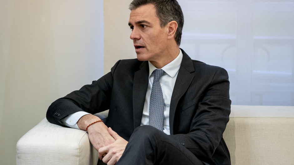 El presidente del Gobierno, Pedro Sánchez