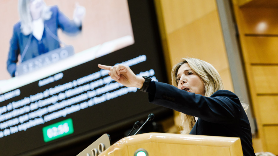 La portavoz del PP en el Senado, Alicia García