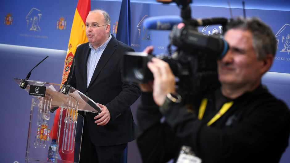 El portavoz del PP, Miguel Tellado
