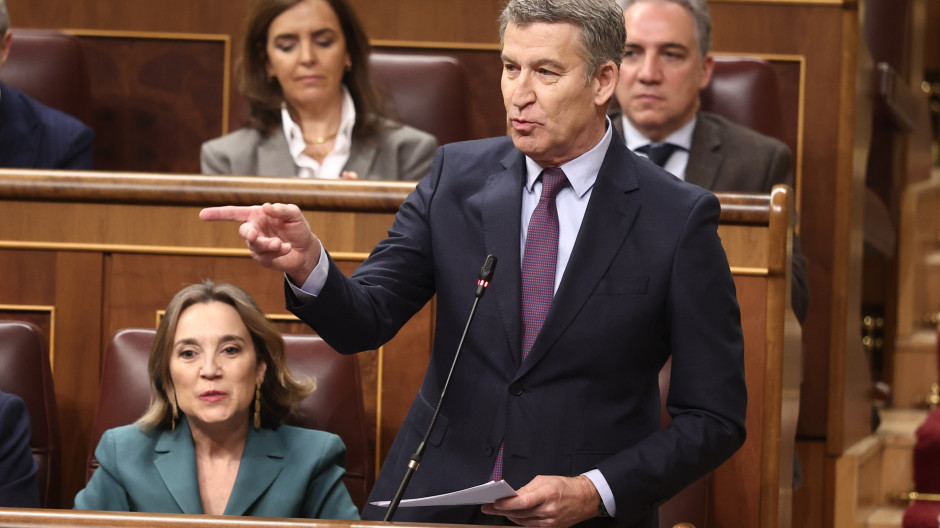 El líder del Partido Popular, Alberto Núñez Feijóo