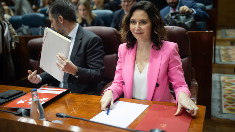 La presidenta de la Comunidad de Madrid, Isabel Díaz Ayuso