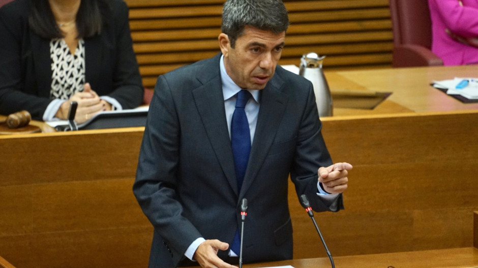 El presidente de la Generalidad Valenciana, Carlos Mazón