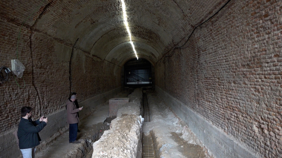 Túnel de Bonaparte frente al Palacio Real de Madrid