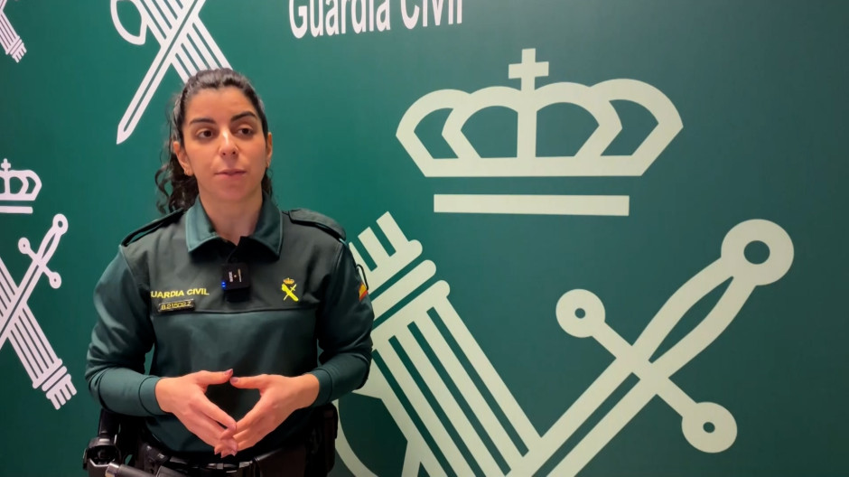 Almudena Vidal, portavoz de la Guardia Civil