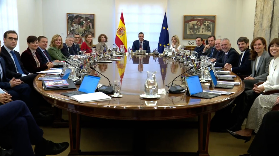 Reunión del Consejo de Ministros en La Moncloa