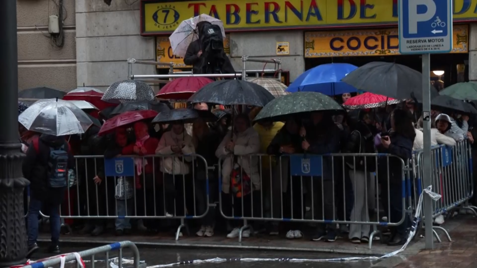 Las lluvias en Madrid obligan a retrasar la salida de Jesús de Medinaceli