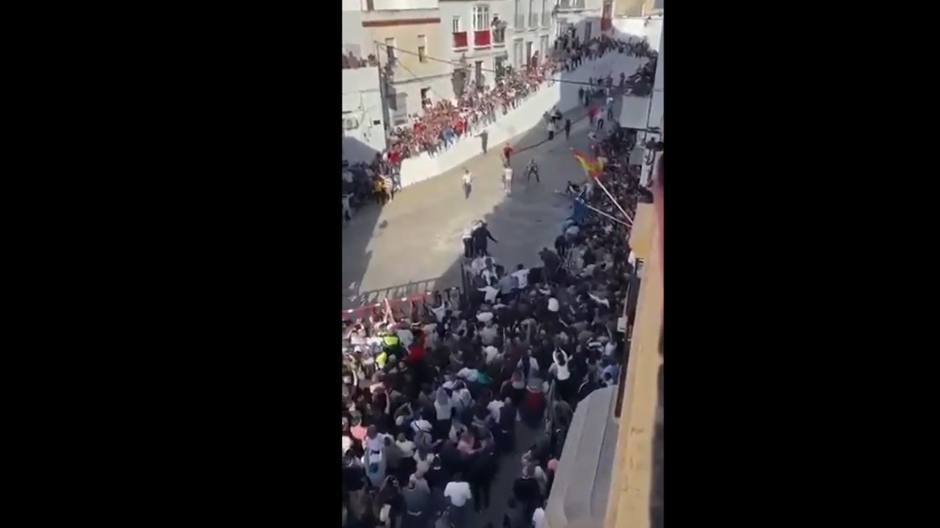 El toro del Aleluya en Arcos de la Frontera, en Cádiz