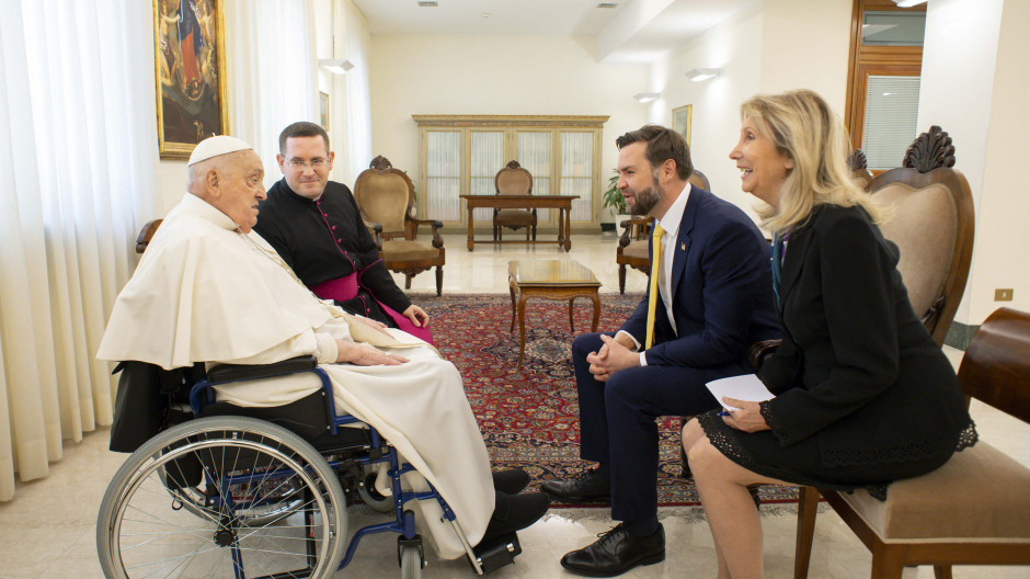 El Papa Francisco recibió al vicepresidente de EE.UU. J.D. Vance
