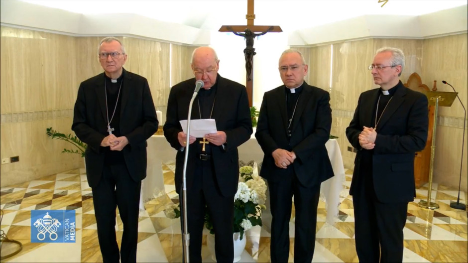 Así comunicó el Vaticano el fallecimiento del Papa Francisco