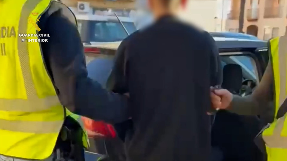 Imagen de uno de los arrestados