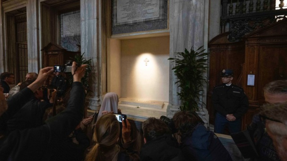 Los restos del Papa Francisco en la Basílica de Santa María la Mayor de Roma