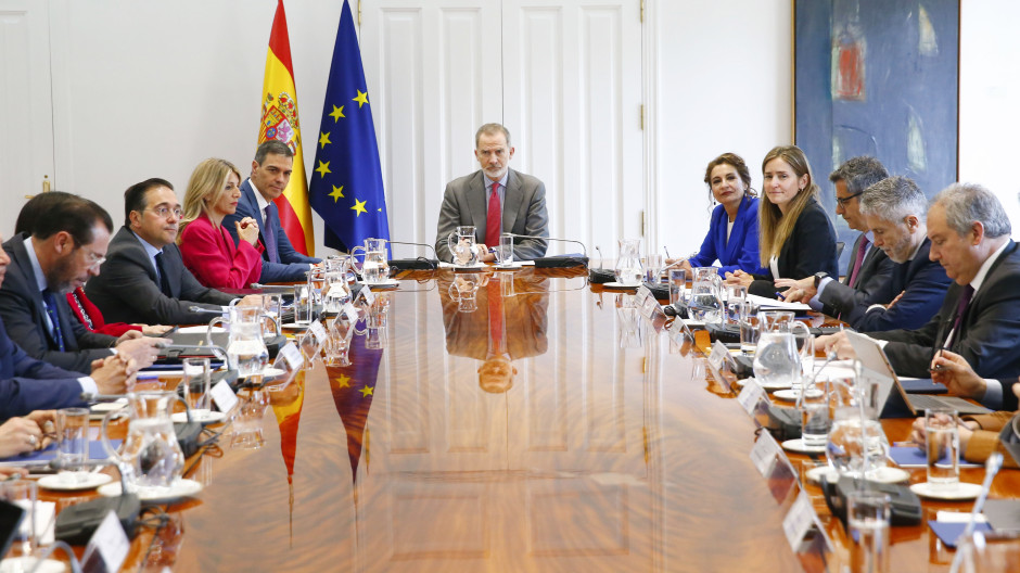El Rey, presidiendo el Consejo de Seguridad Nacional de este martes