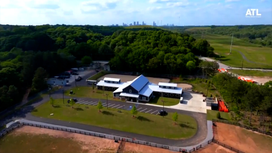 Imagen aérea del centro policial