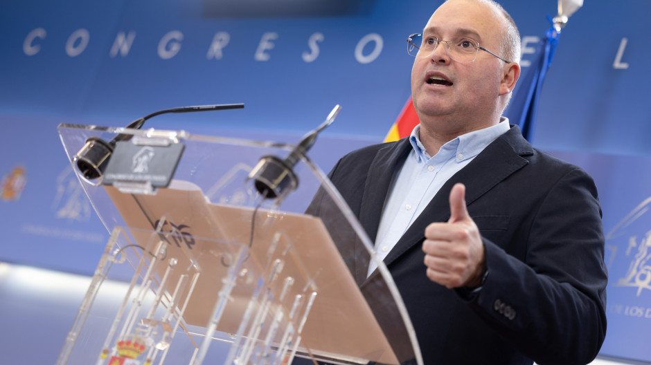 El portavoz del Grupo Popular en el Congreso de los Diputados, Miguel Tellado