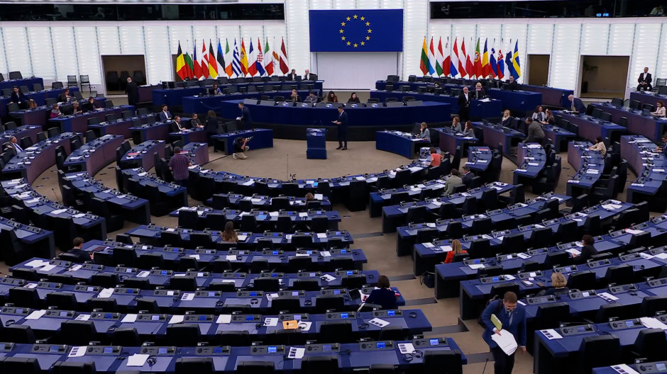 Teresa Ribera, en el Parlamento Europeo