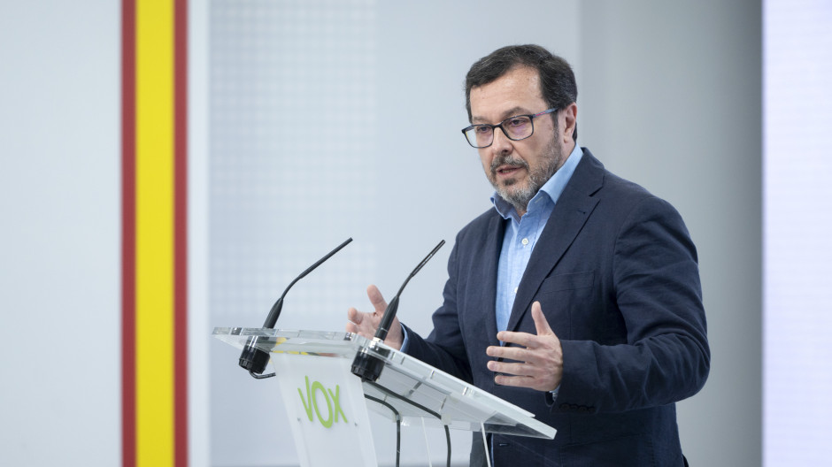 El portavoz de Vox, José Antonio Fúster